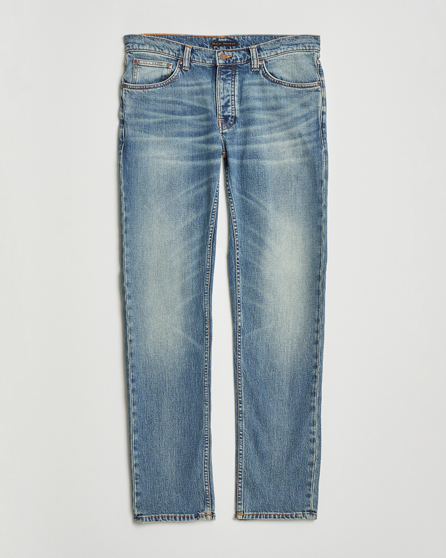 Herren | Jeans | Nudie Jeans | Solid Ollie Jeans Blue Clay