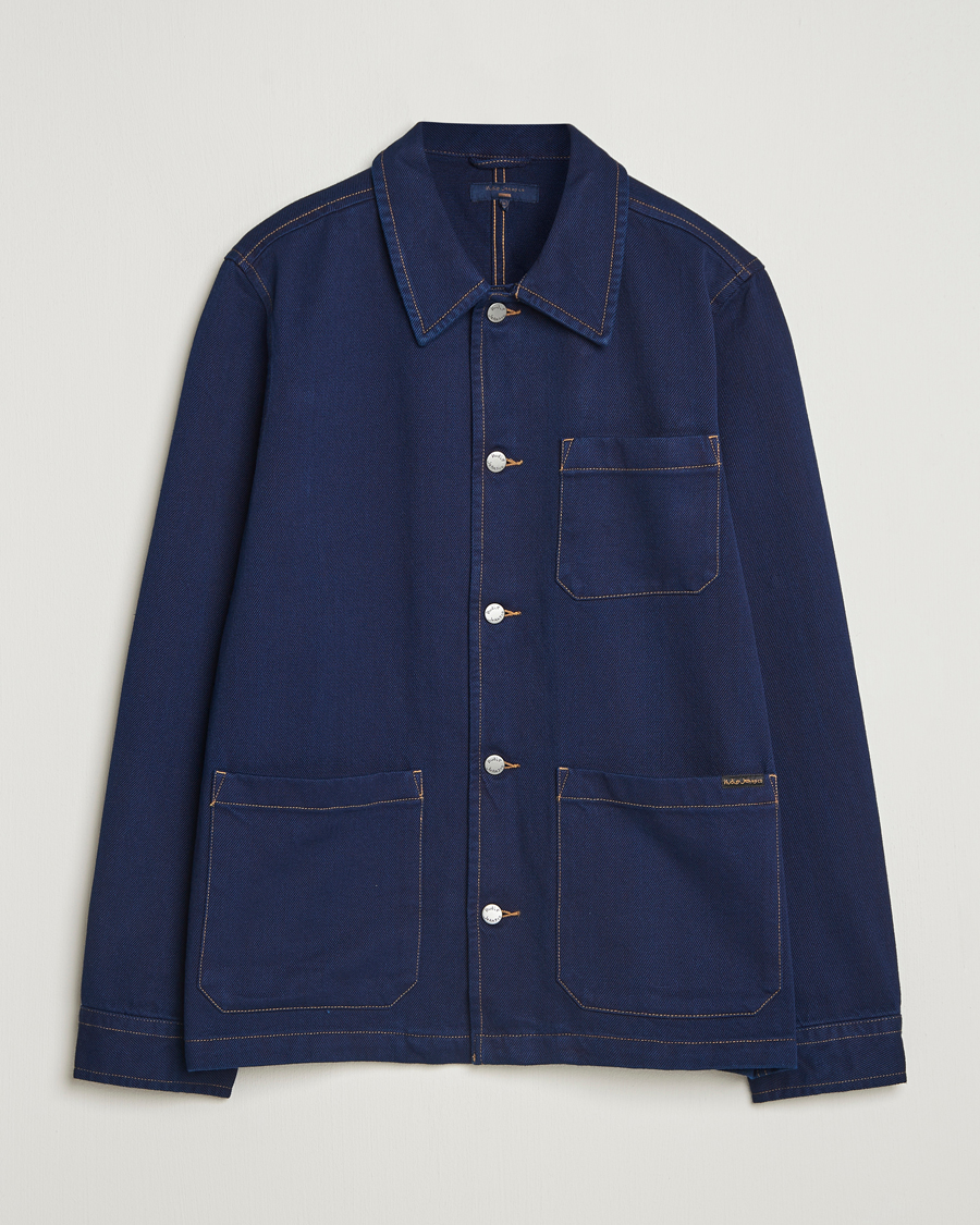 Herren | Hemden | Nudie Jeans | Barney Indigo Workwear Jacket Dark Blue