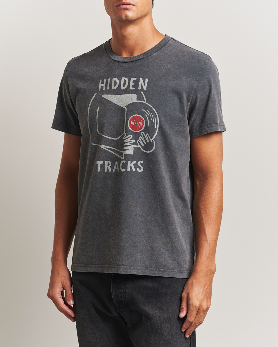Herren | T-Shirts | Nudie Jeans | Roy Hidden Track T-Shirt Antracite