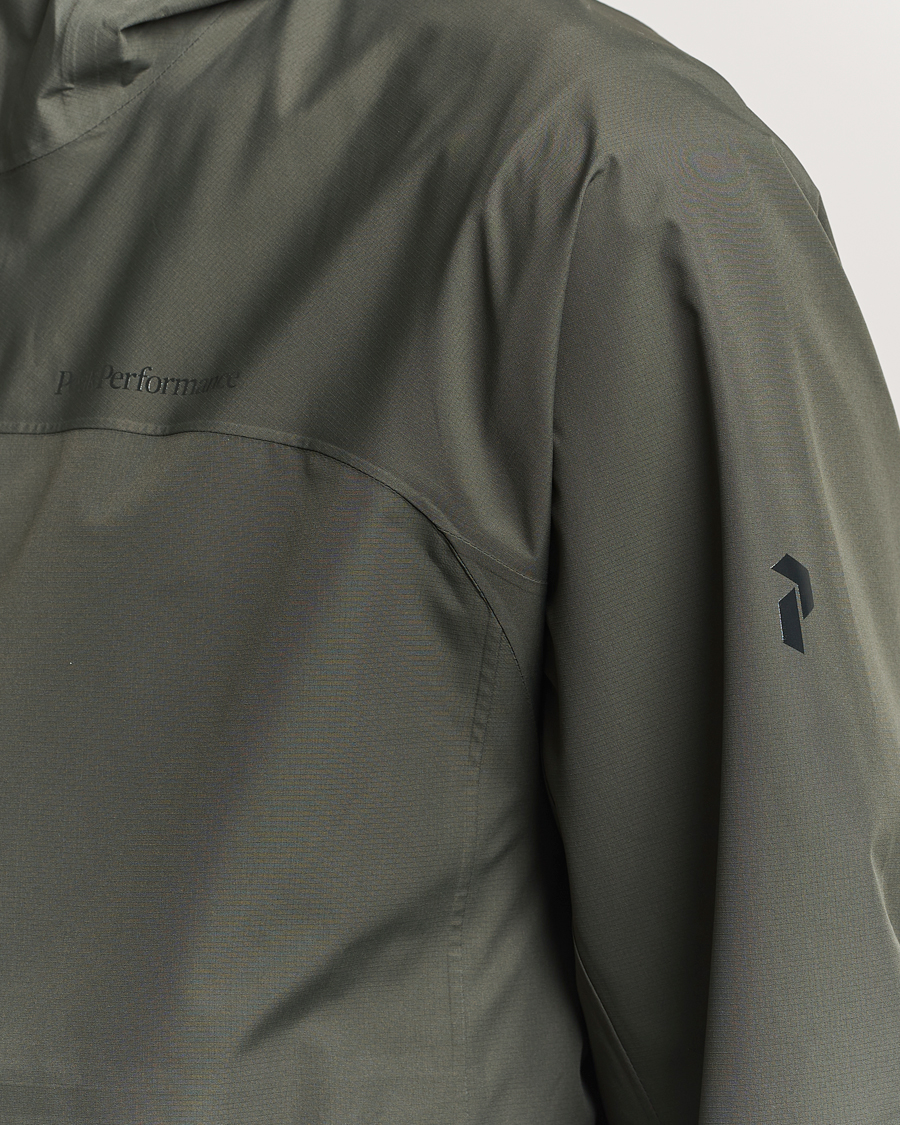 Herren | Jacken | Peak Performance | Treeline Shell Hooded Jacket Olive Extreme