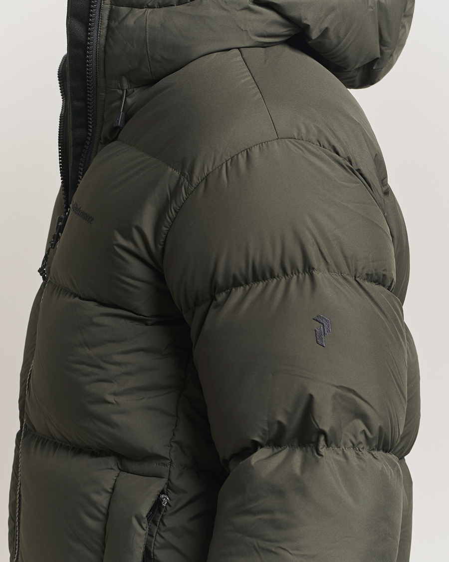 Herren | Jacken | Peak Performance | Rivel Down Hooded Jacket Olive Extreme