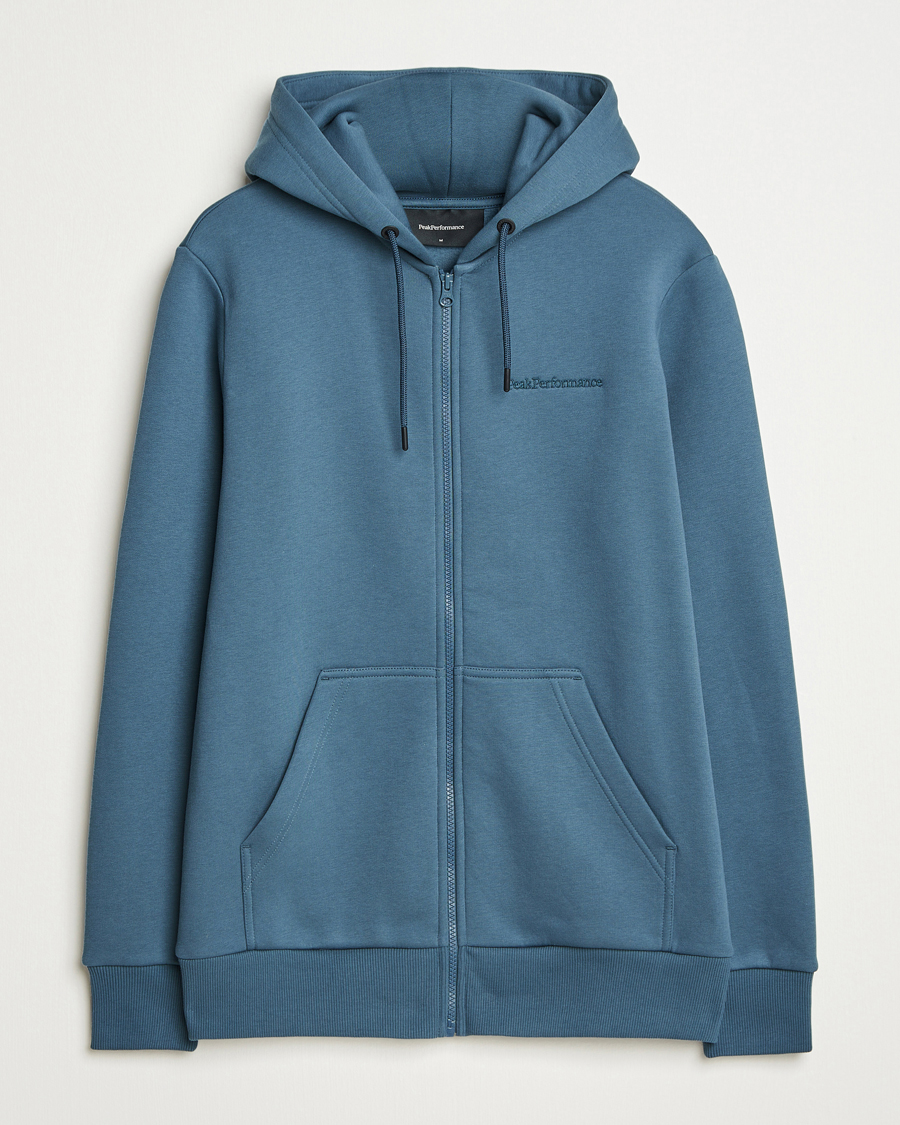 Herren | Pullover | Peak Performance | Original Full Zip Hoodie Mountain Lake