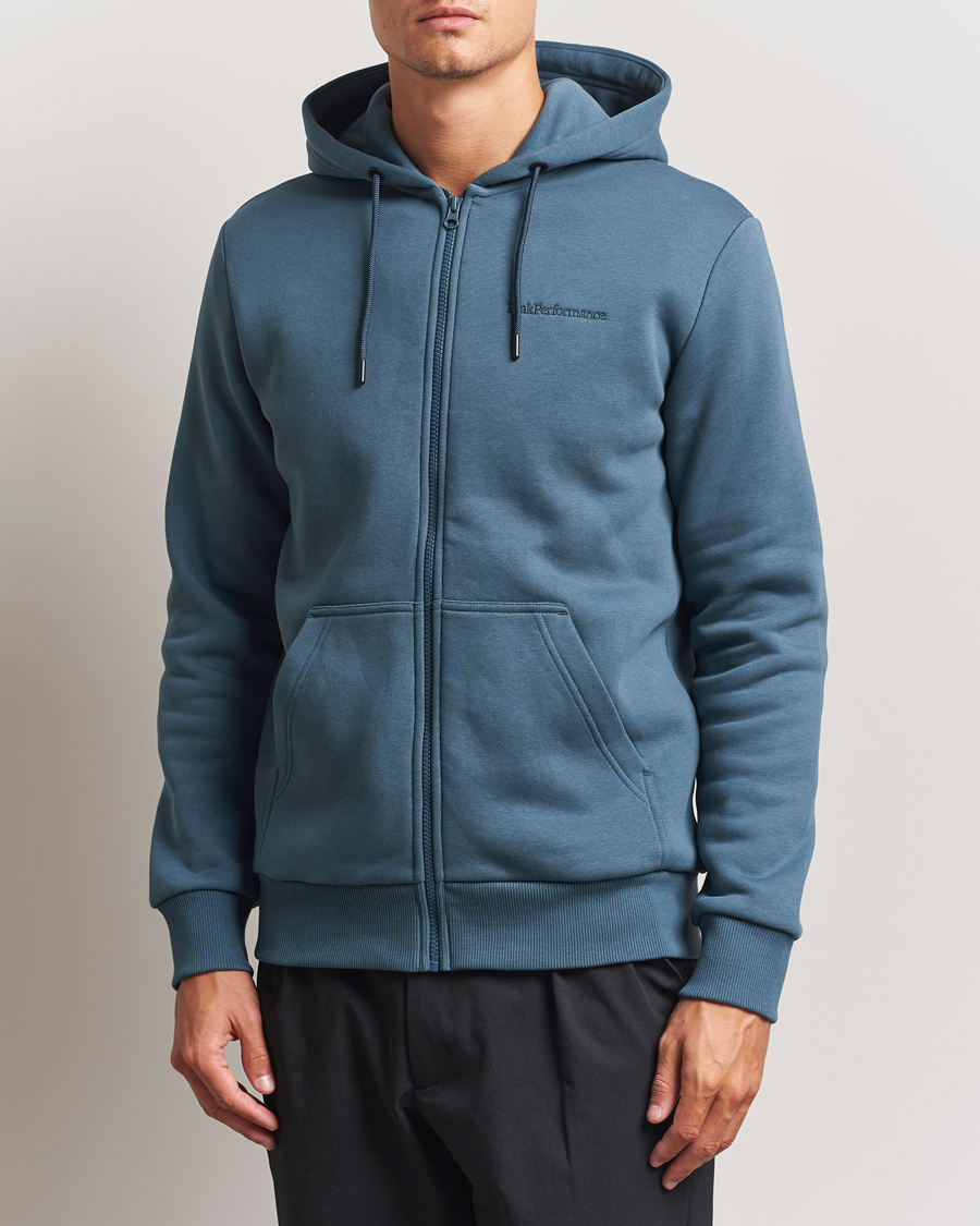 Herren | Pullover | Peak Performance | Original Full Zip Hoodie Mountain Lake