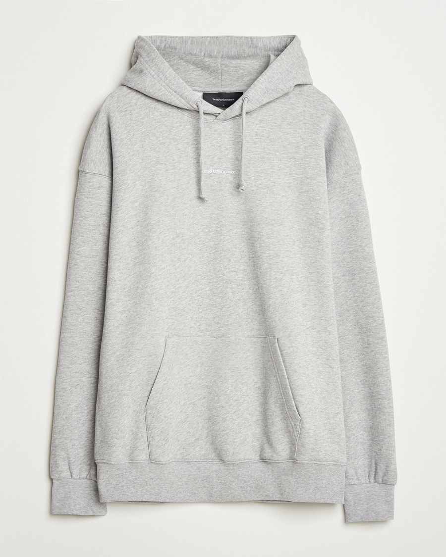 Herren | Pullover | Peak Performance | Original Terry Hoodie Grey Melange