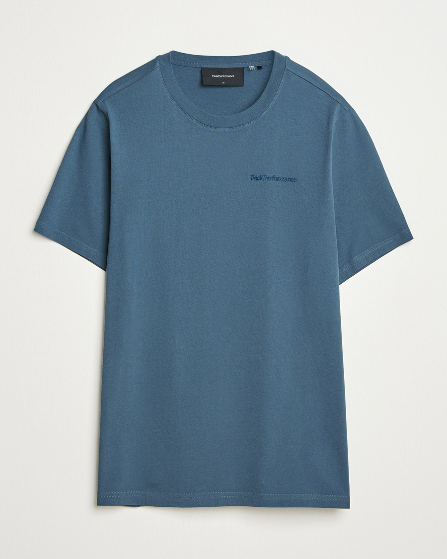 Herren | T-Shirts | Peak Performance | Original Crew Neck T-Shirt Mountain Lake