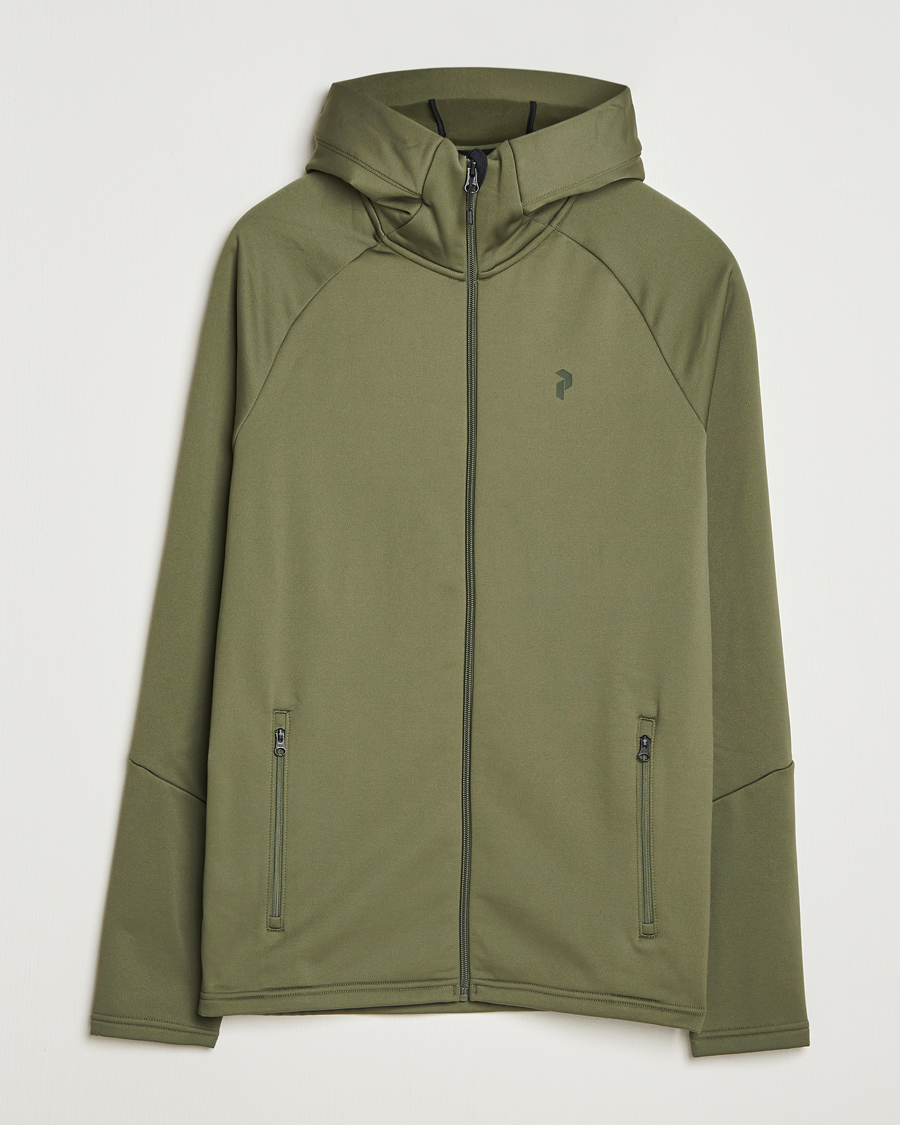 Herren | Pullover | Peak Performance | Rider Full Zip Hoodie Pine Needle