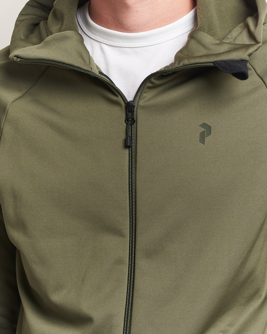 Herren | Pullover | Peak Performance | Rider Full Zip Hoodie Pine Needle