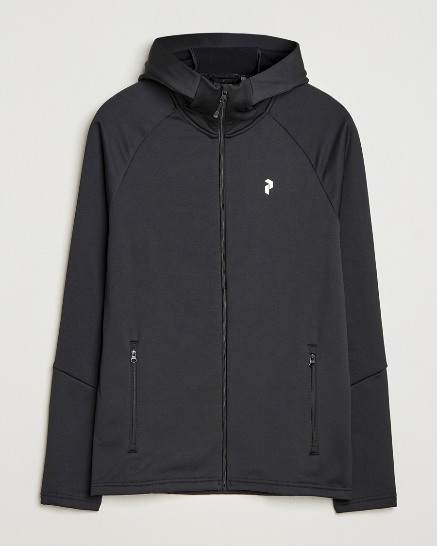 Herren | Pullover | Peak Performance | Rider Hooded Full Zip Black