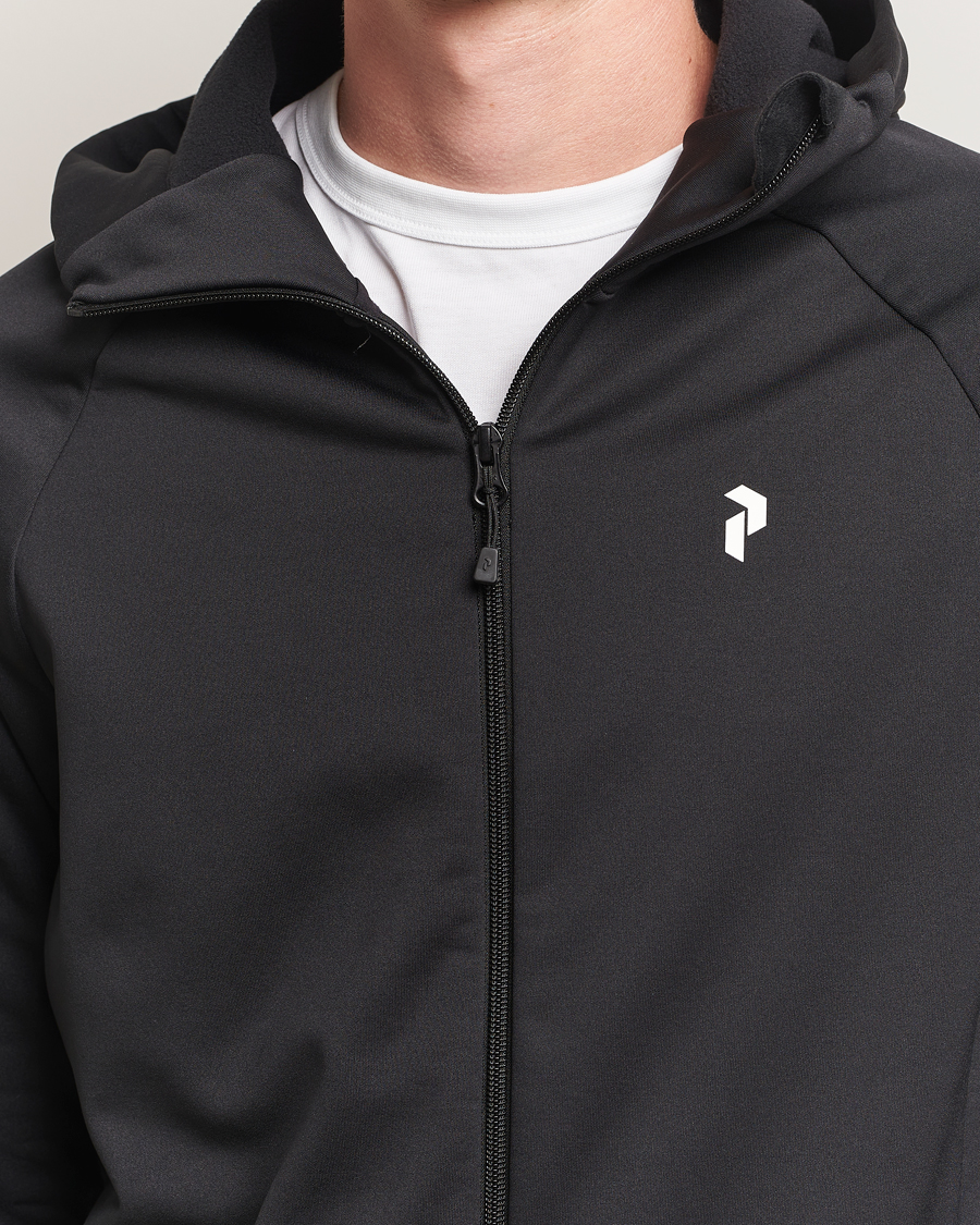 Herren | Pullover | Peak Performance | Rider Full Zip Hoodie Black