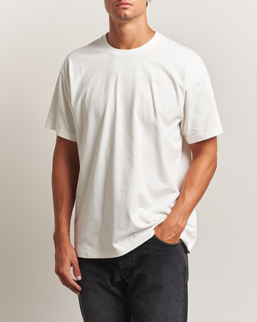 Herren | T-Shirts | Peak Performance | Graphic Crew Neck T-Shirt Off White