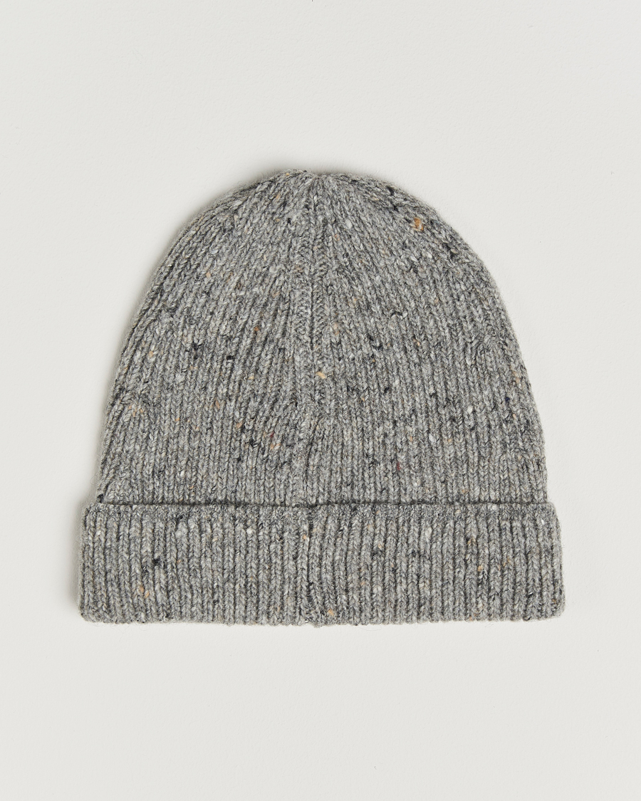 Herren | Mützen | Samsøe Samsøe | Nataniel Donegal Beanie Grey Melange