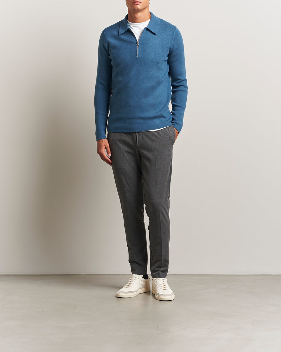 Herren | Hosen | Samsøe Samsøe | Smithy Drawstring Trousers Dark Grey Melange