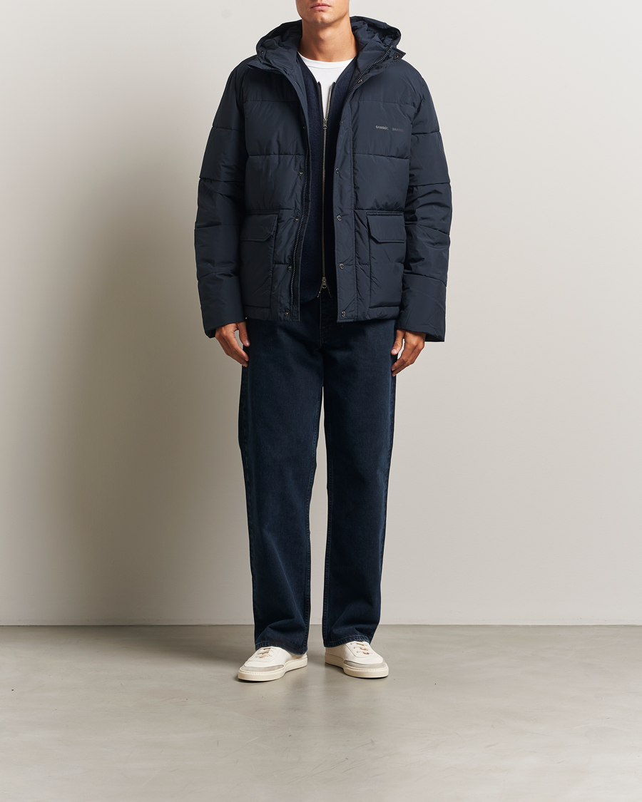 Herren | Jacken | Samsøe Samsøe | Ulf Down Hooded Puffer Salute Navy
