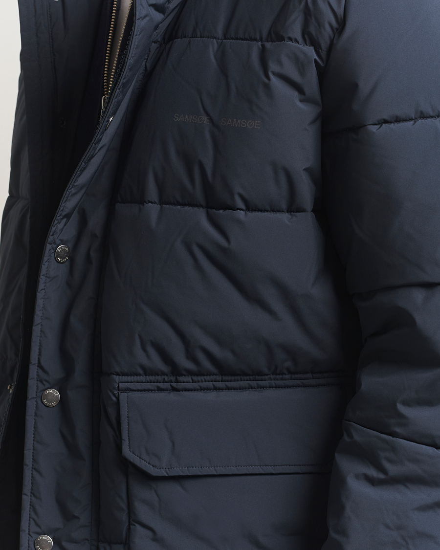 Herren | Jacken | Samsøe Samsøe | Ulf Down Hooded Puffer Salute Navy