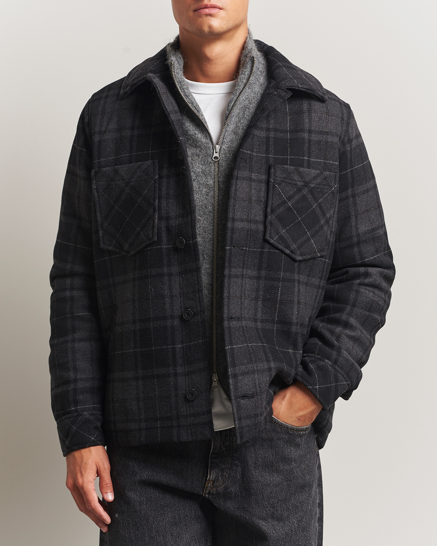 Herren | Jacken | Samsøe Samsøe | Pally Padded Shirt Jacket Black