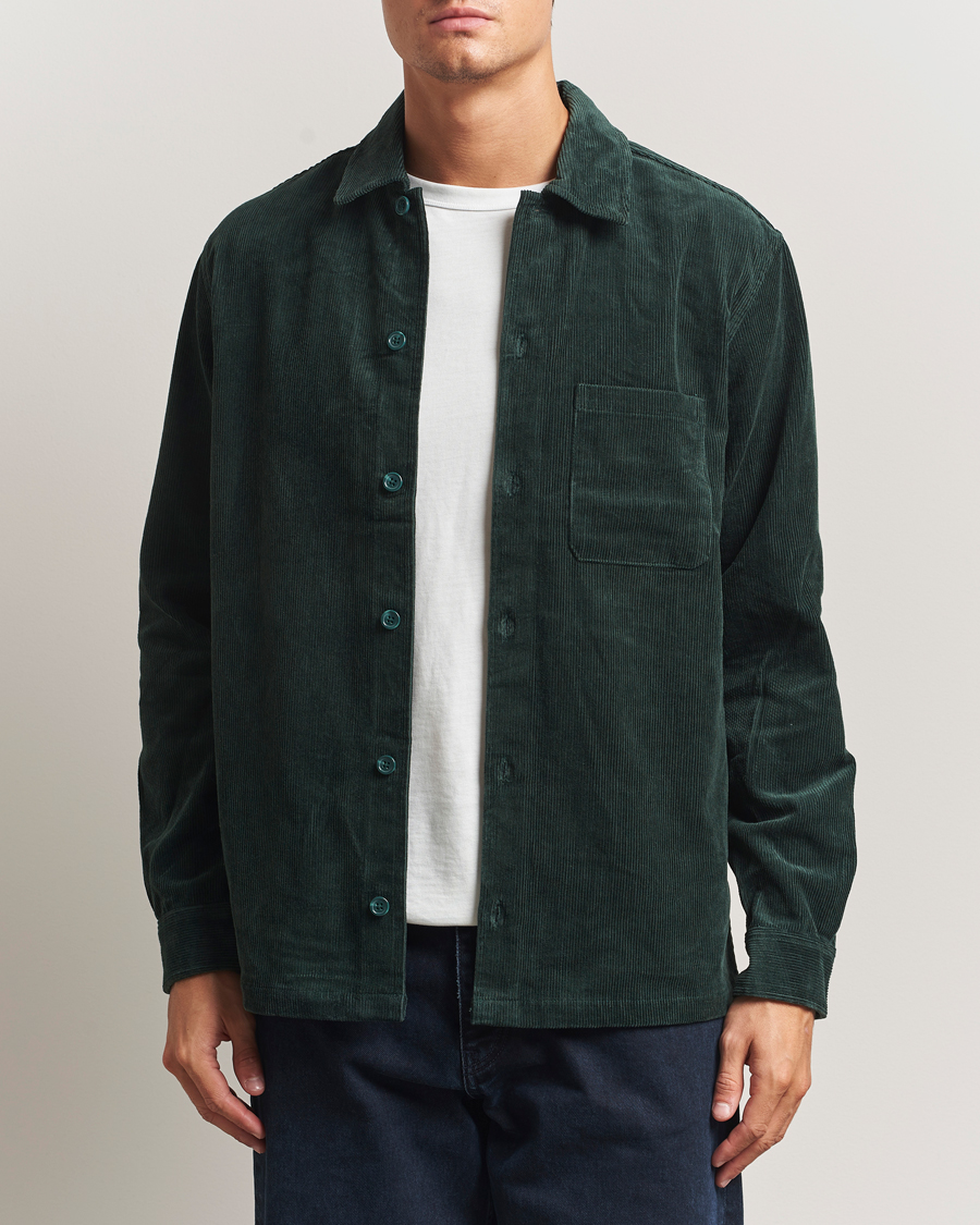 Herren | Hemden | Samsøe Samsøe | Damon Corduroy Overshirt Green Gables