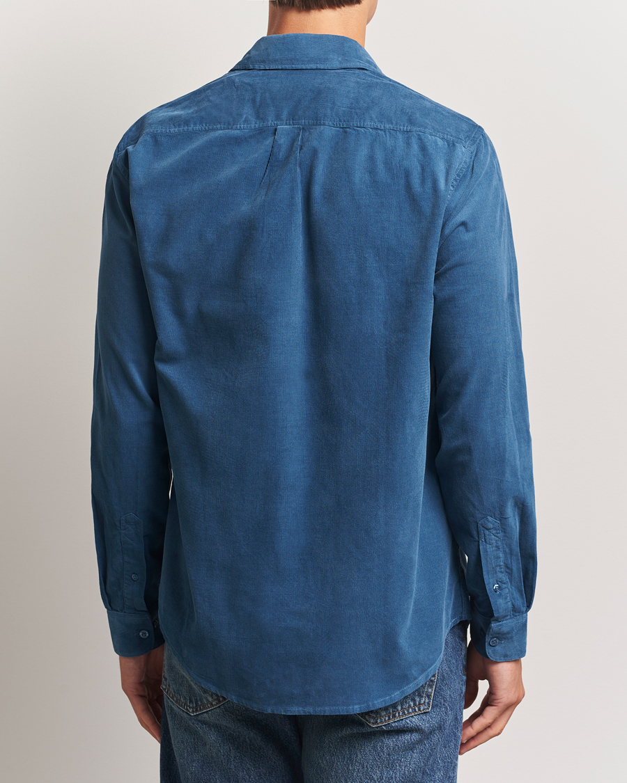 Herren | Hemden | Samsøe Samsøe | Liam Baby Cord Shirt Stellar Blue