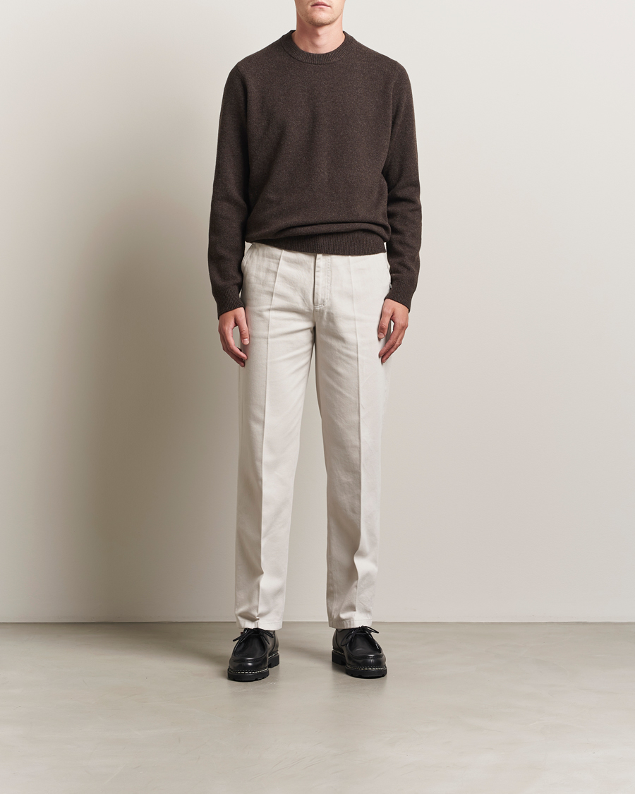 Herren | Pullover | Samsøe Samsøe | Isak Knitted Crew Neck Turkish Coffee