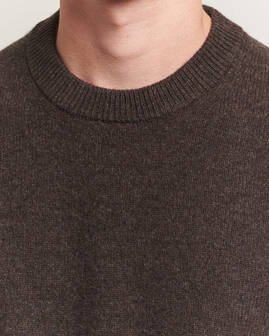 Herren | Pullover | Samsøe Samsøe | Isak Knitted Crew Neck Turkish Coffee