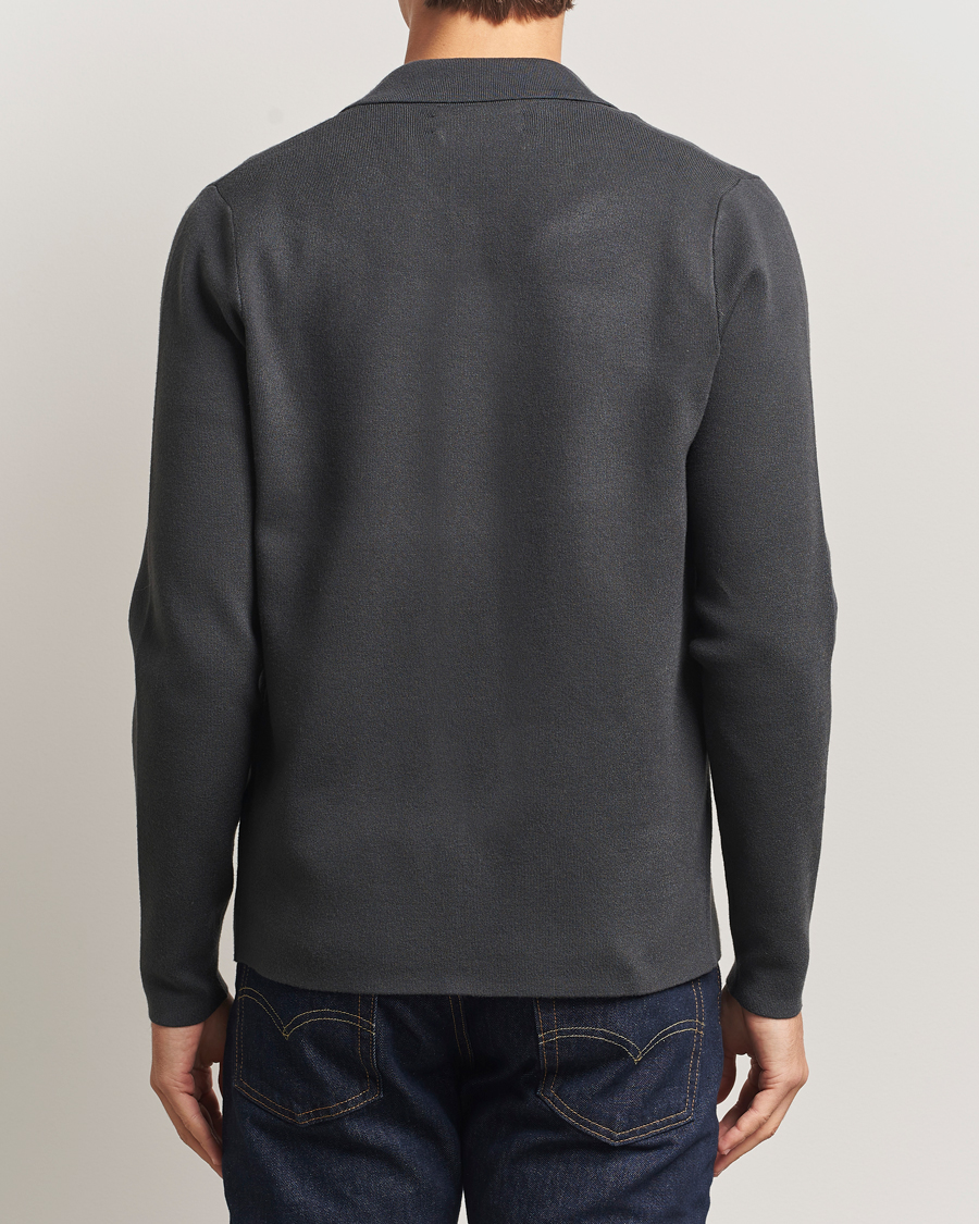 Herren | Pullover | Samsøe Samsøe | Guna Full Zip Black Oyster