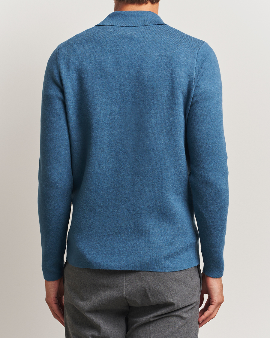 Herren | Pullover | Samsøe Samsøe | Guna Half Zip Stellar Blue