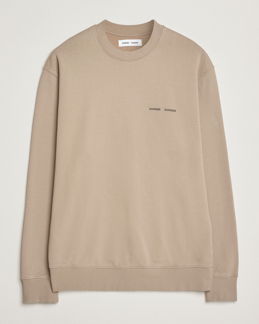 Herren | Pullover | Samsøe Samsøe | Norsbro Crew Neck Sweatshirt Elephant Skin