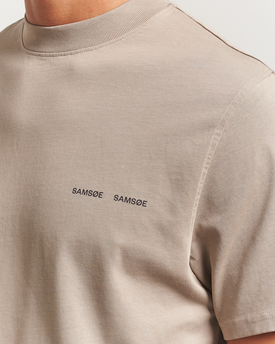 Herren | T-Shirts | Samsøe Samsøe | Norsbro Crew Neck T-Shirt Elephant Skin