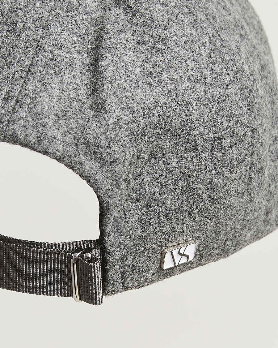 Herren | Hüte & Mützen | Varsity Headwear | Flannel Baseball Cap Granite Grey