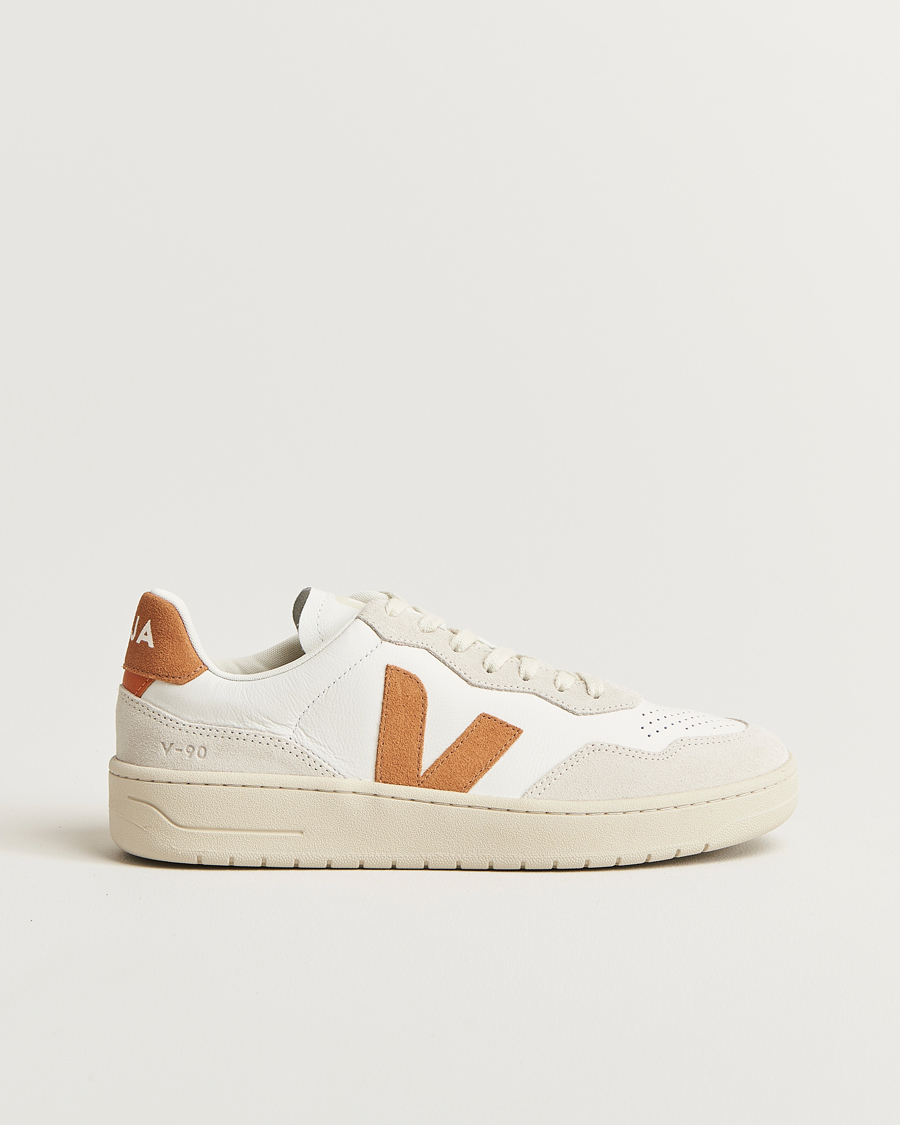 Herren | Sneaker | Veja | V-90 Sneaker Extra White/Umber
