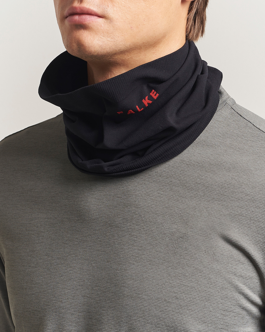 Herren | Schals | Falke Sport | Training Scarf Black