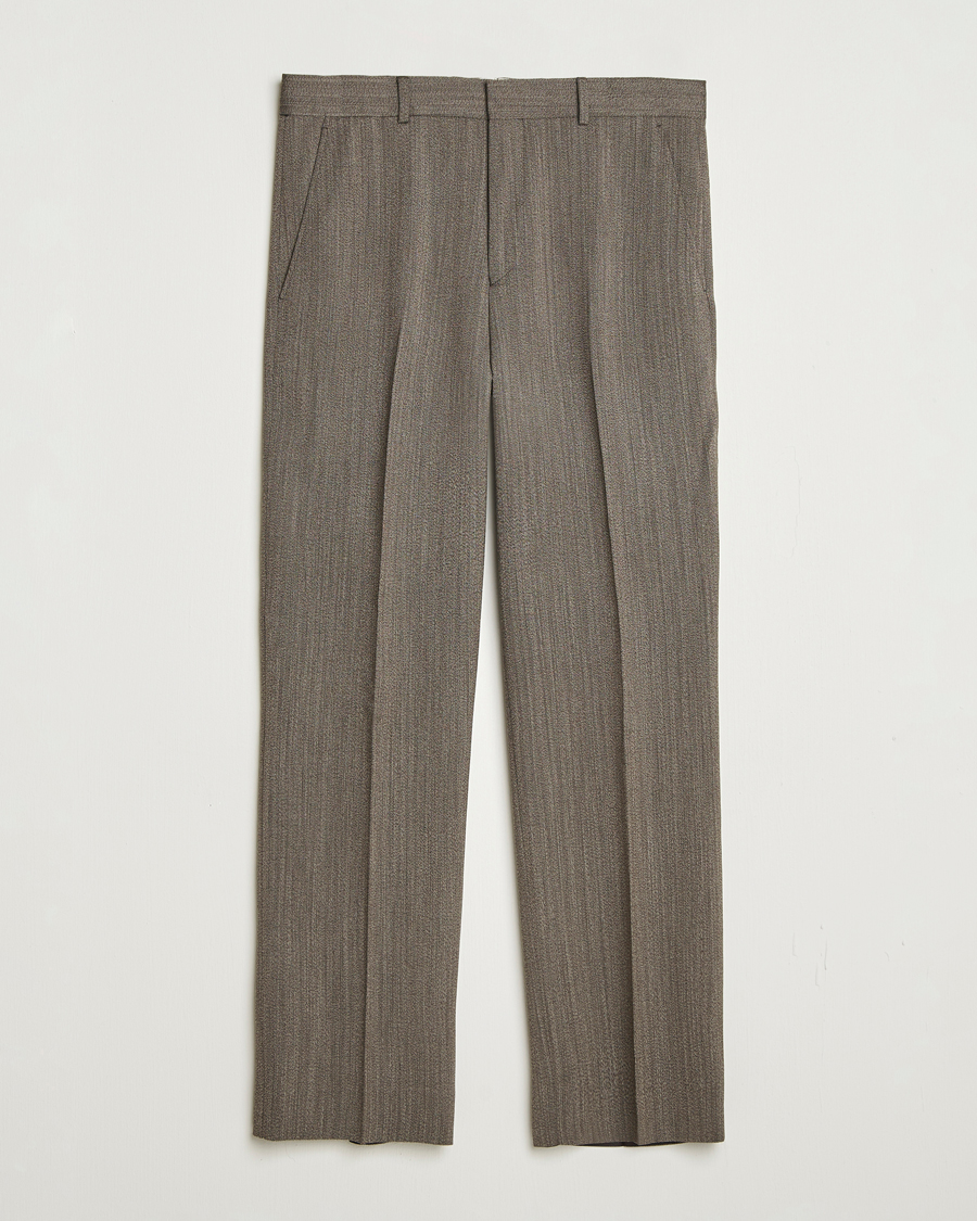 Herren | Hosen | GANT 240 Mulberry Street | Herringbone Suit Pants Deep Brown