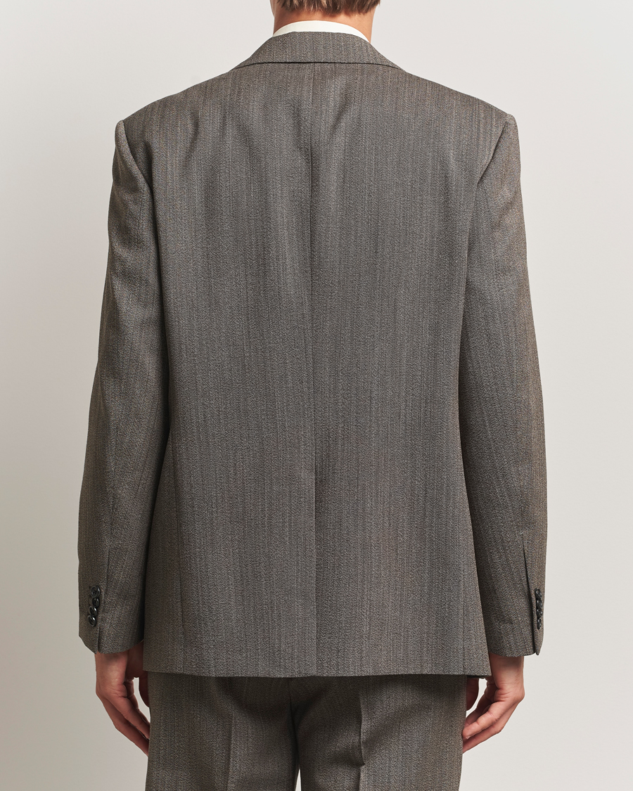 Herren | Sakkos | GANT 240 Mulberry Street | Herringbone Suit Jacket Deep Brown