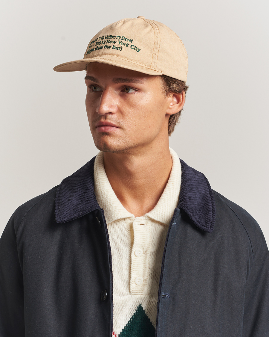 Herren | Hüte & Mützen | GANT 240 Mulberry Street | Canvas Cap Light Taupe
