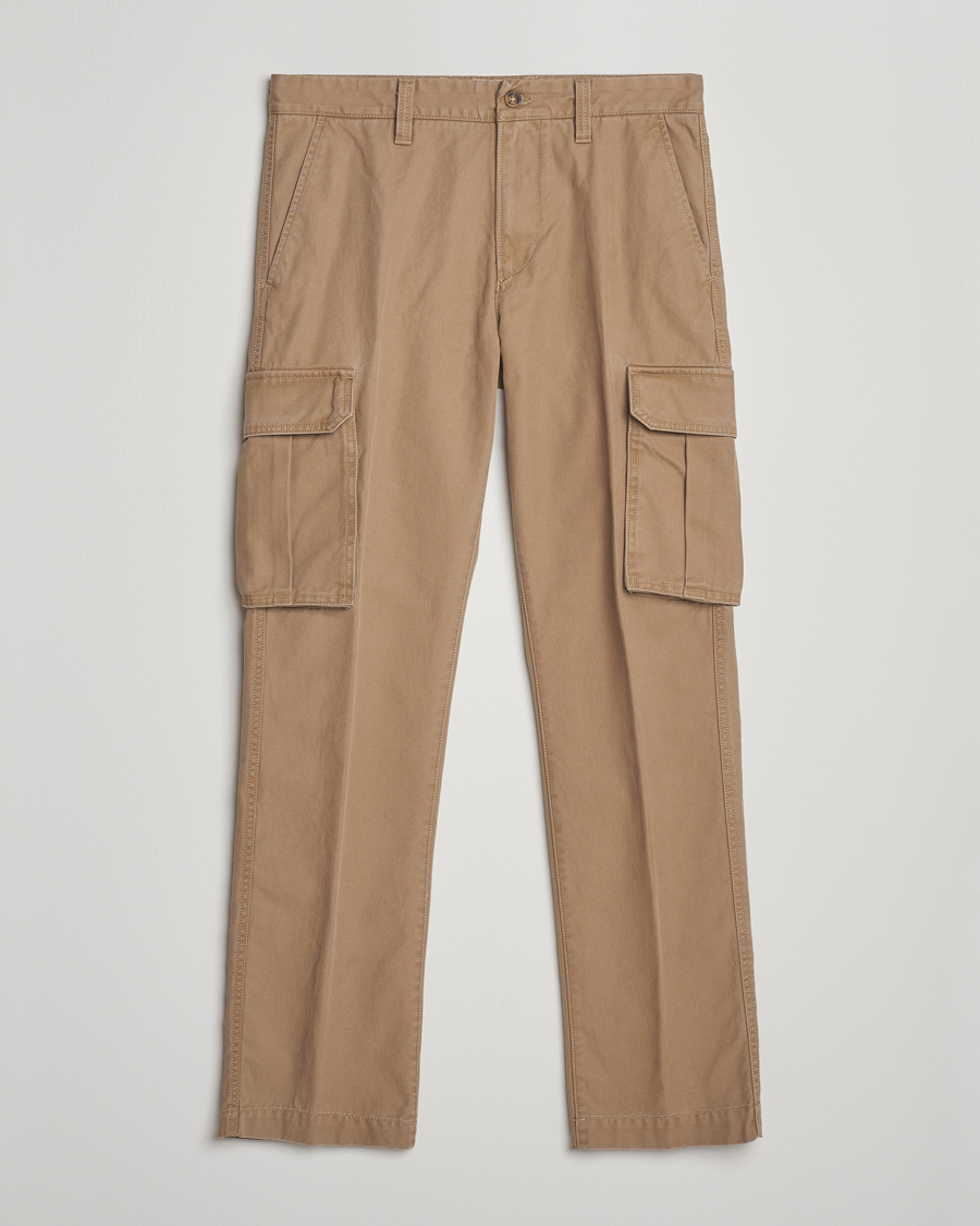 Herren | Hosen | Gant | Regular Fit Cotton Twill Cargo Pants Light Taupe