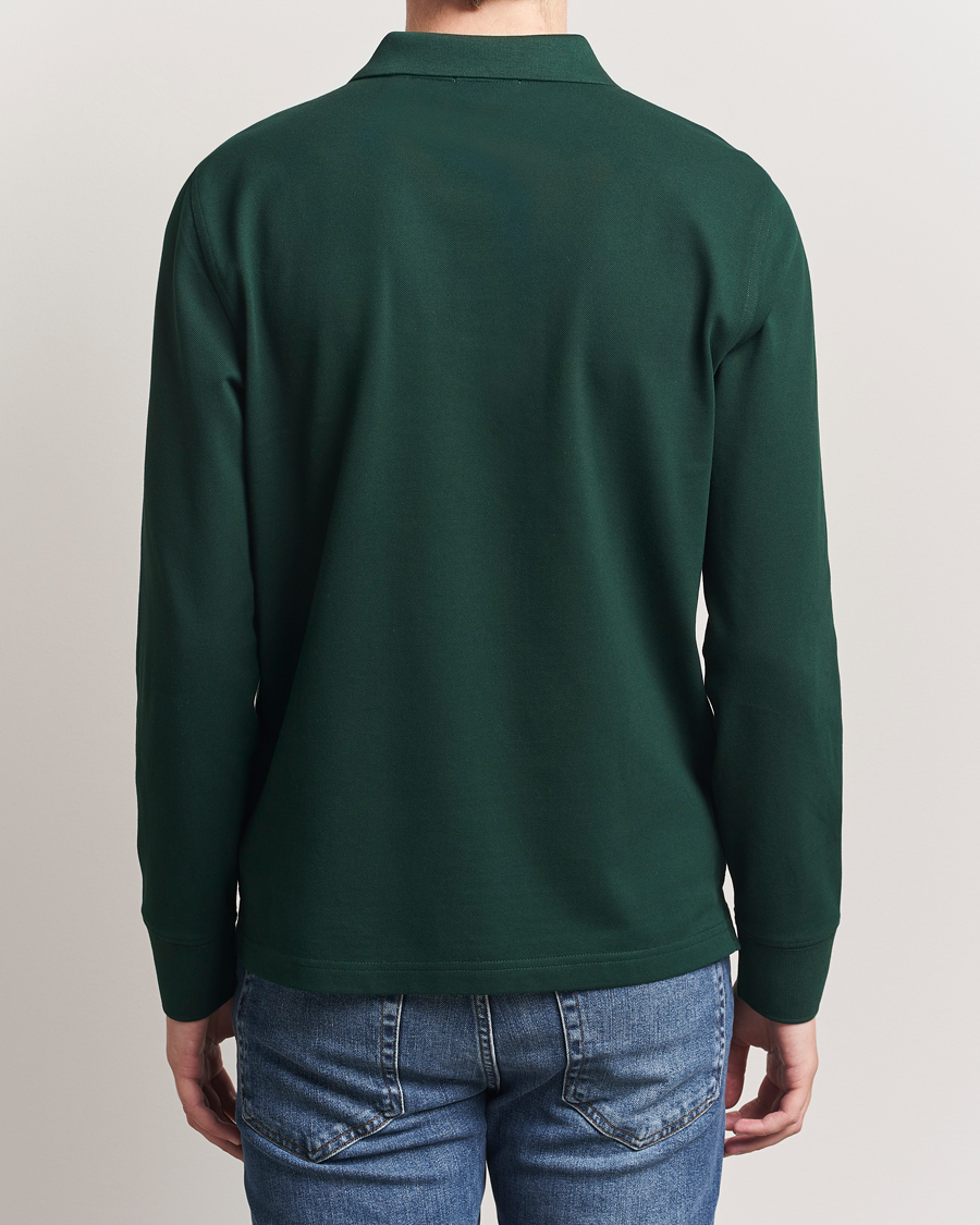 Herren | Poloshirts | GANT | Regular Shield Long Sleeve Polo Tartan Green