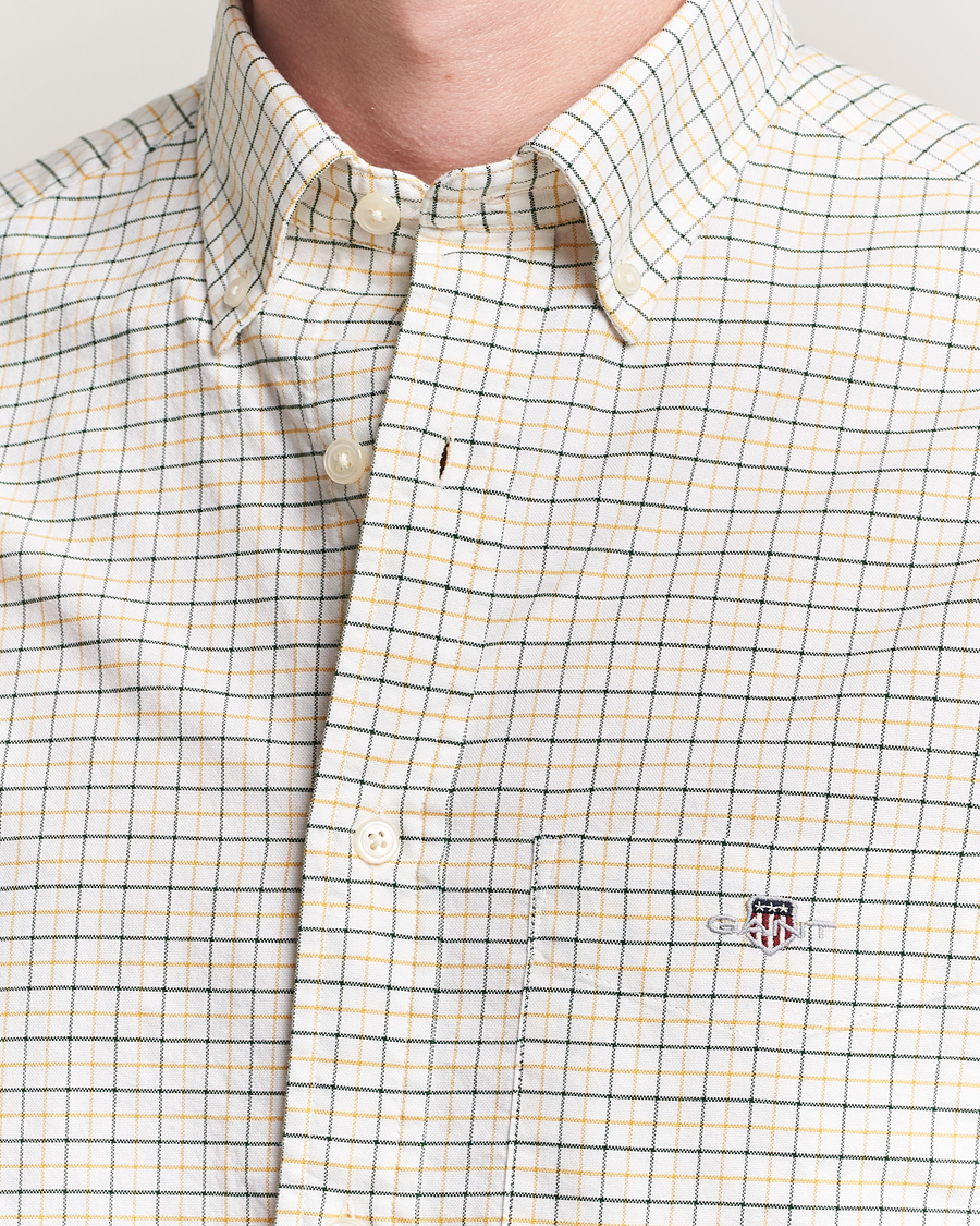 Herren | Hemden | GANT | Regular Fit Classic Checked Oxford Shirt Forest Green