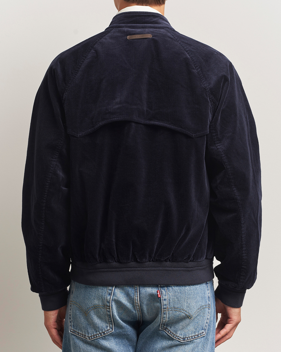 Herren | Jacken | Gant | Corduroy Harrington Jacket Evening Blue