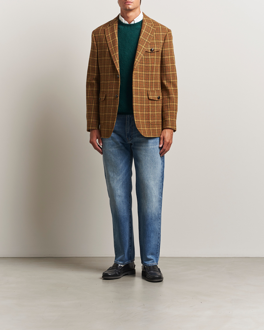 Herren | Sakkos | GANT | Checked Tweed Blazer Peanut Butter