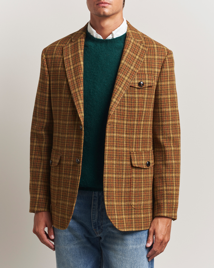 Herren | Sakkos | Gant | Checked Tweed Blazer Peanut Butter