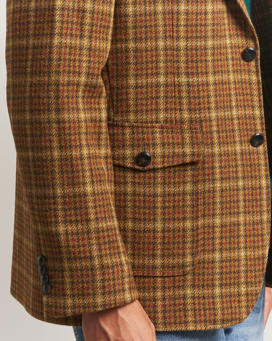 Herren | Sakkos | GANT | Checked Tweed Blazer Peanut Butter