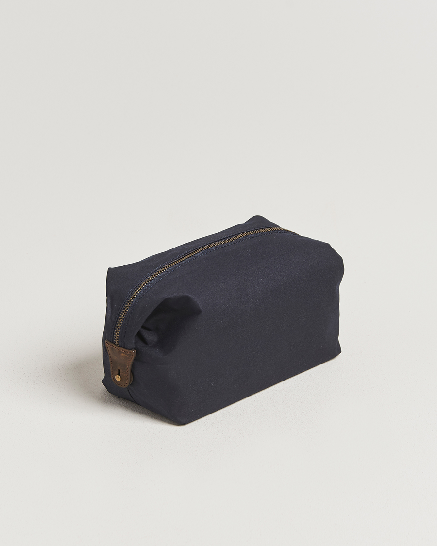 Herren | Taschen | GANT | Waxed Cotton Washbag Evening Blue
