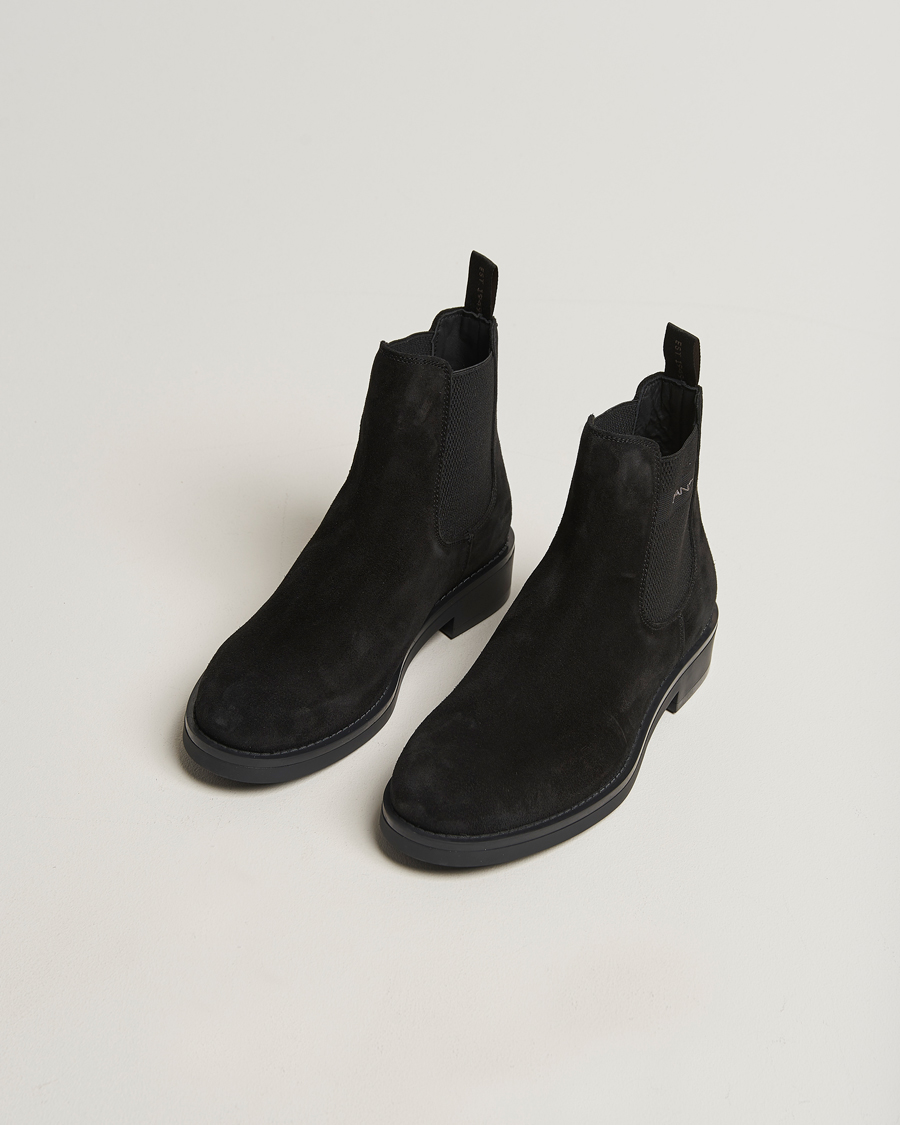Herren | Boots | GANT | Prepdale Suede Chelsea Boot Black