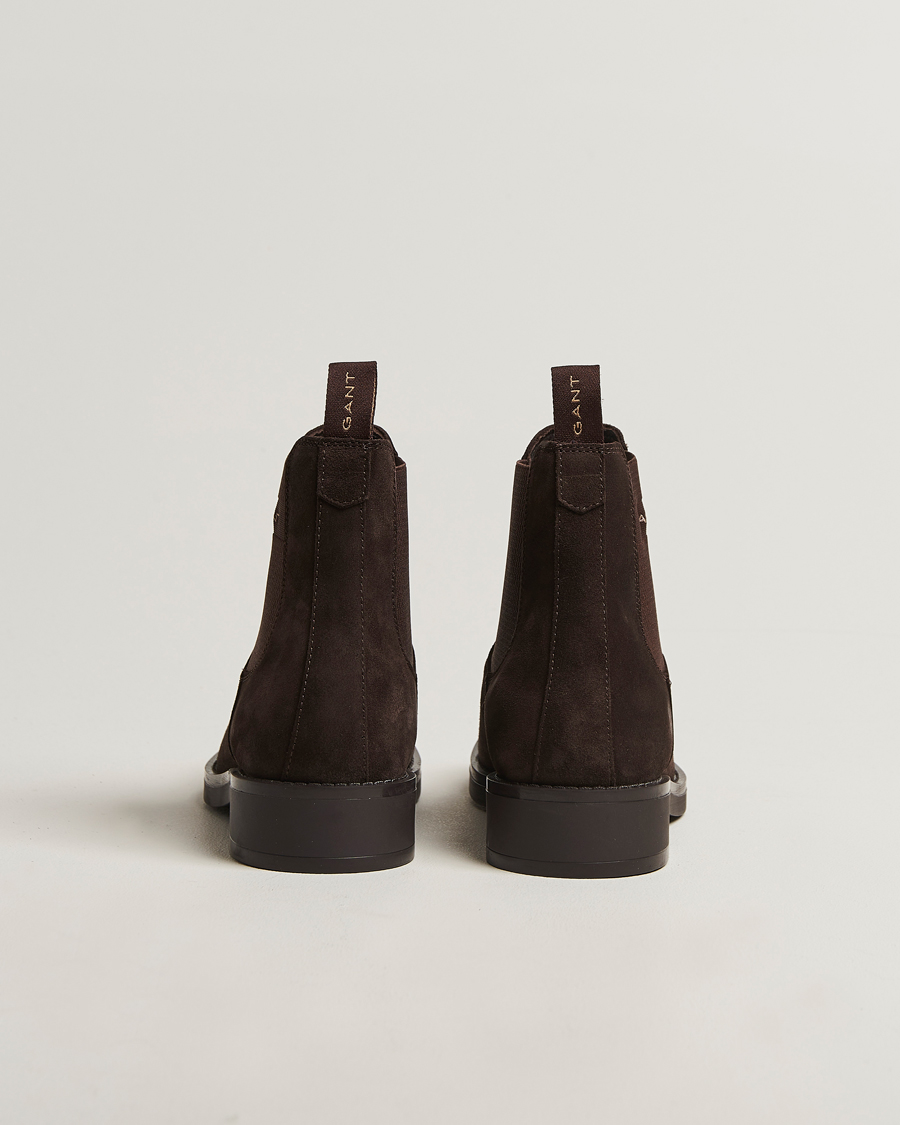 Herren | Boots | GANT | Prepdale Suede Chelsea Boot Espresso Brown
