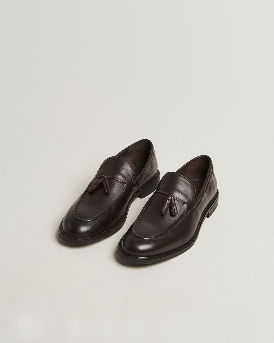 Herren | Loafer | GANT | Lozham Leather Tassle Loafer Dark Brown