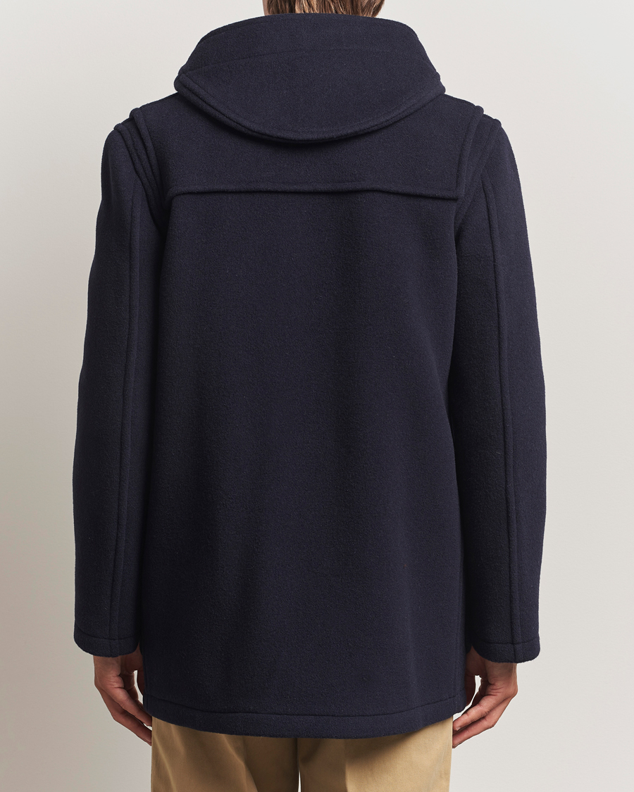 Herren | Jacken | Gloverall | Mid Length Duffle Coat Black/Royal Stewart