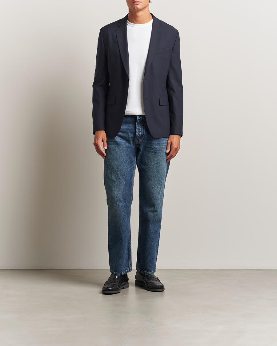 Herren | Sakkos | J.Lindeberg | Hopper Bi Stretch Blazer Navy