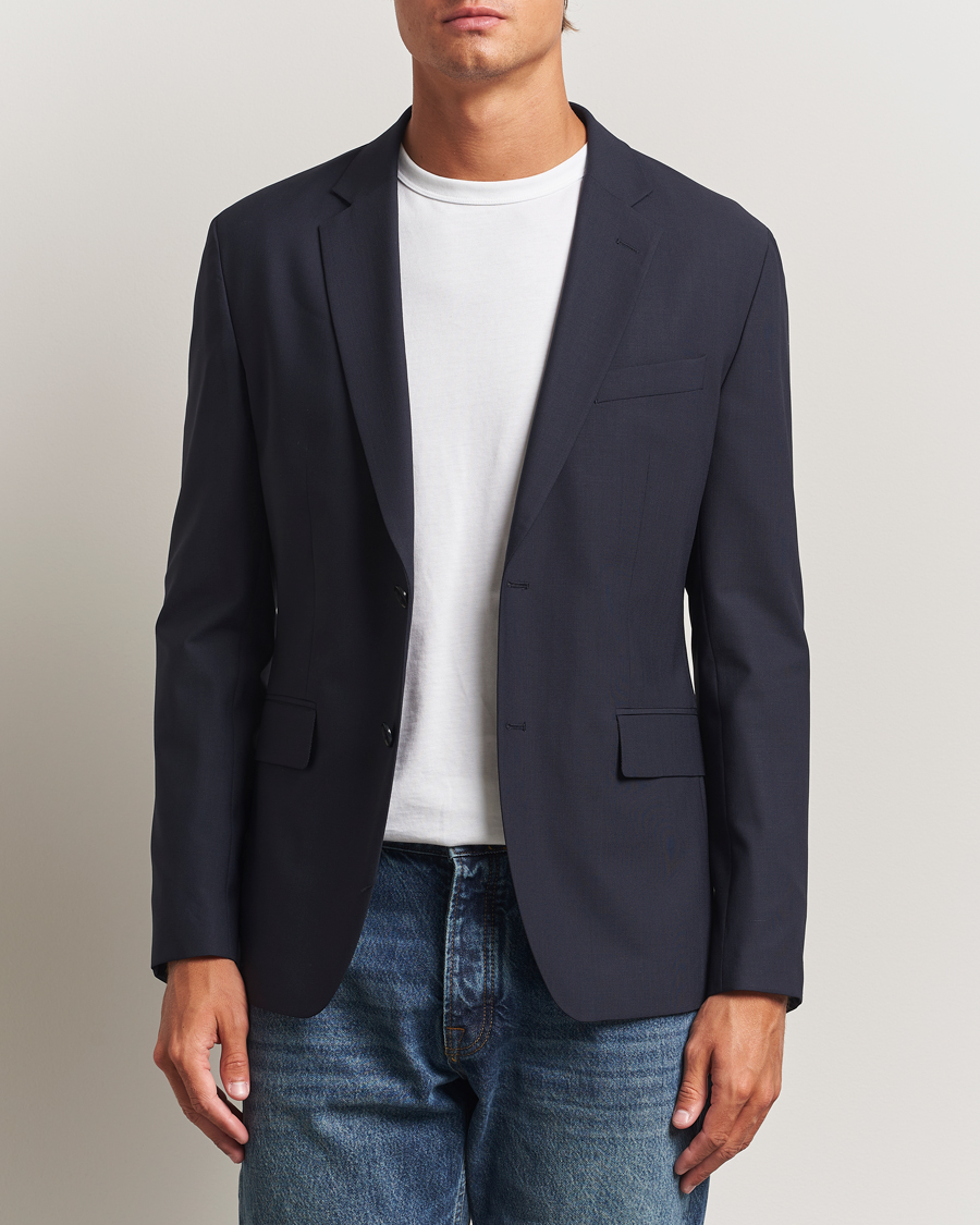 Herren | Sakkos | J.Lindeberg | Hopper Bi Stretch Blazer Navy
