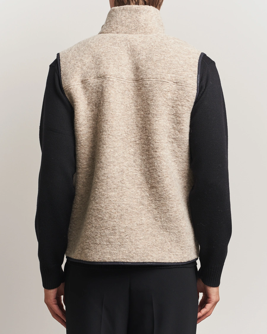 Herren | Pullover | J.Lindeberg | Duncan Wool Fleece Vest Moonbeam