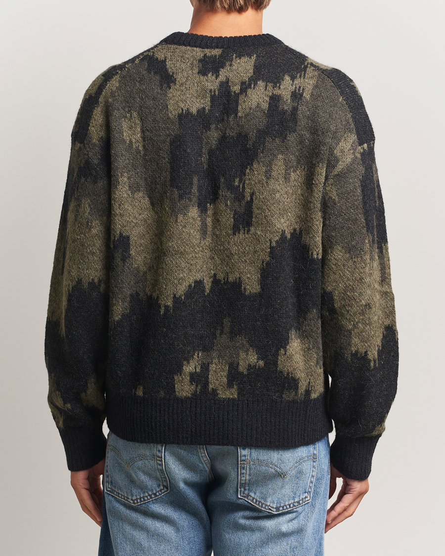 Herren | Pullover | J.Lindeberg | Nate Graphic Jaquard Knitted Sweater Forest Green