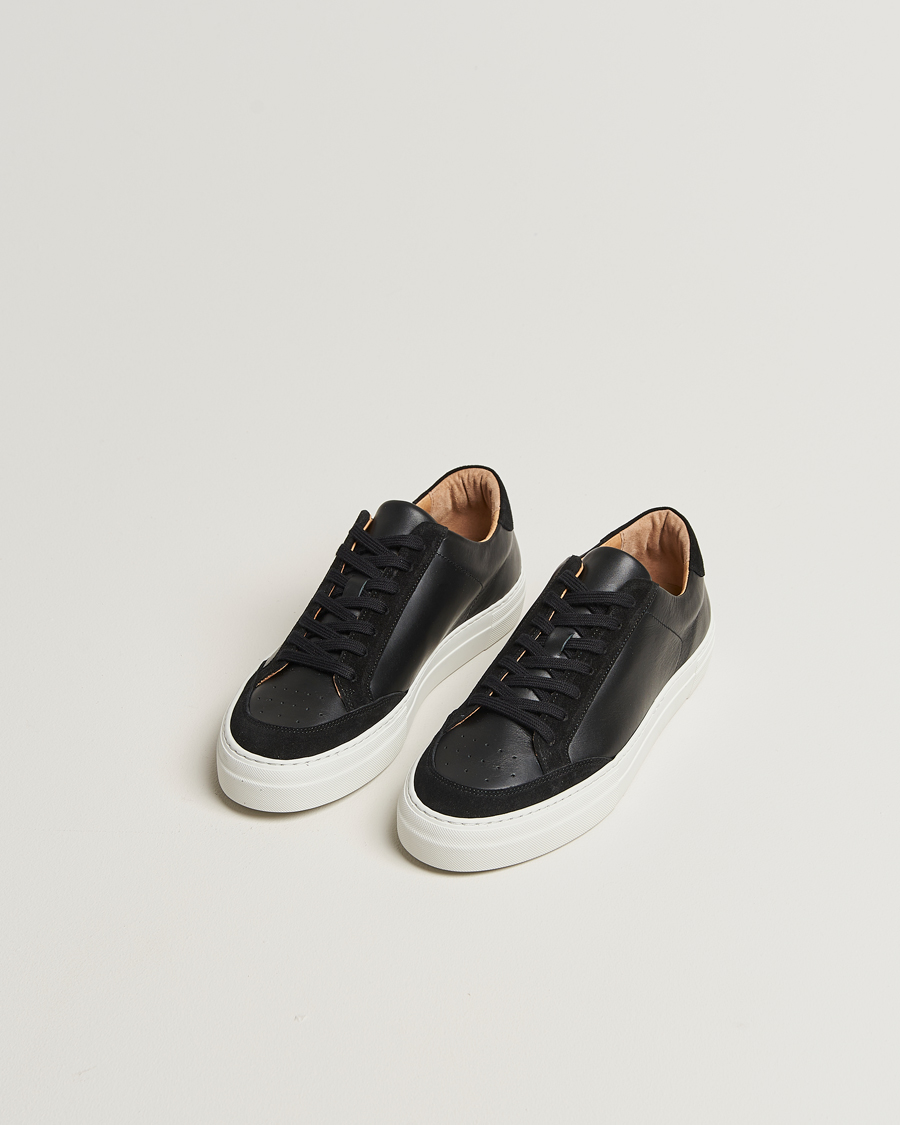 Herren | Sneaker | J.Lindeberg | Art Signature Leather/Suede Sneaker Black